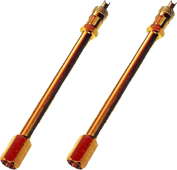 51YT8ku6q0L._AC_SX679_ RiuScooter Dos Adaptadores Inflador, 10 cm, Dorado - Imagen 1