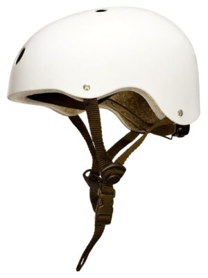 RiuScooter Casco Patinete Electricos, Bicicletas, Deporte Ajustable para Jóvenes Adultos, Patinaje en Línea Ciclismo, S, Blanco