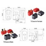 Conector T-DEAN Amass con protector - 10pcs - Imagen 4
