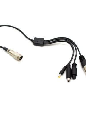 Adaptador GX16 a DC/XLR/GX12