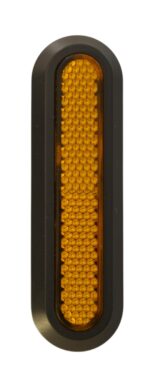 RiuScooter Embellecedores Laterales Reflectantes, Pack de 4, Negro con Reflector Naranja,   Xiaomi - Imagen 2