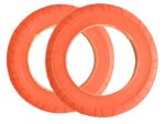 RiuScooter Pack de 2 Neumáticos de Patinete Eléctrico, 10x2 Pulgadas, Xiaomi M365 de Llanta 6.1 Pulgadas, Rojo