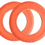 RiuScooter Pack de 2 Neumáticos de Patinete Eléctrico, 10x2 Pulgadas, Xiaomi M365  de Llanta 6.1 Pulgadas, Rojo