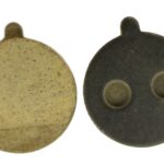 RiuScooter Pastillas de Frenos, 20mm, Negro Beige, Kit de Repuesto