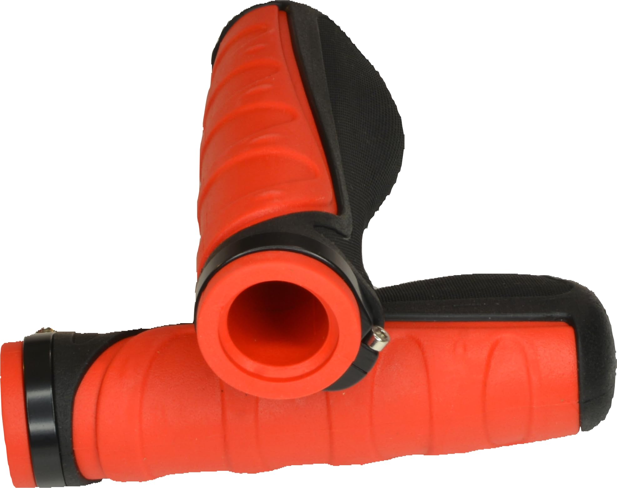 RiuScooter Puños de Goma 22mm, Rojo/Negro - Imagen 2