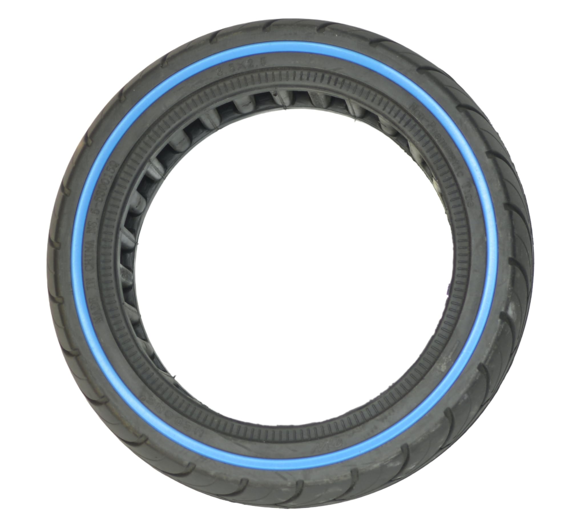 RiuScooter Rueda Maciza, 8,5 x 2,5 Pulgadas, con Banda Azul, Varios - Imagen 2