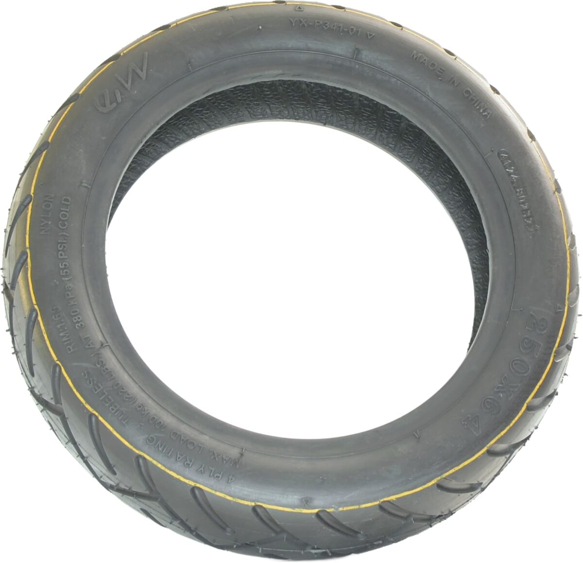 RiuScooter Neumático Tubeless 250x64mm, Xiaomi Mi4 Ultra, Navi S65  K2, Ninbot Max G30 - Imagen 3