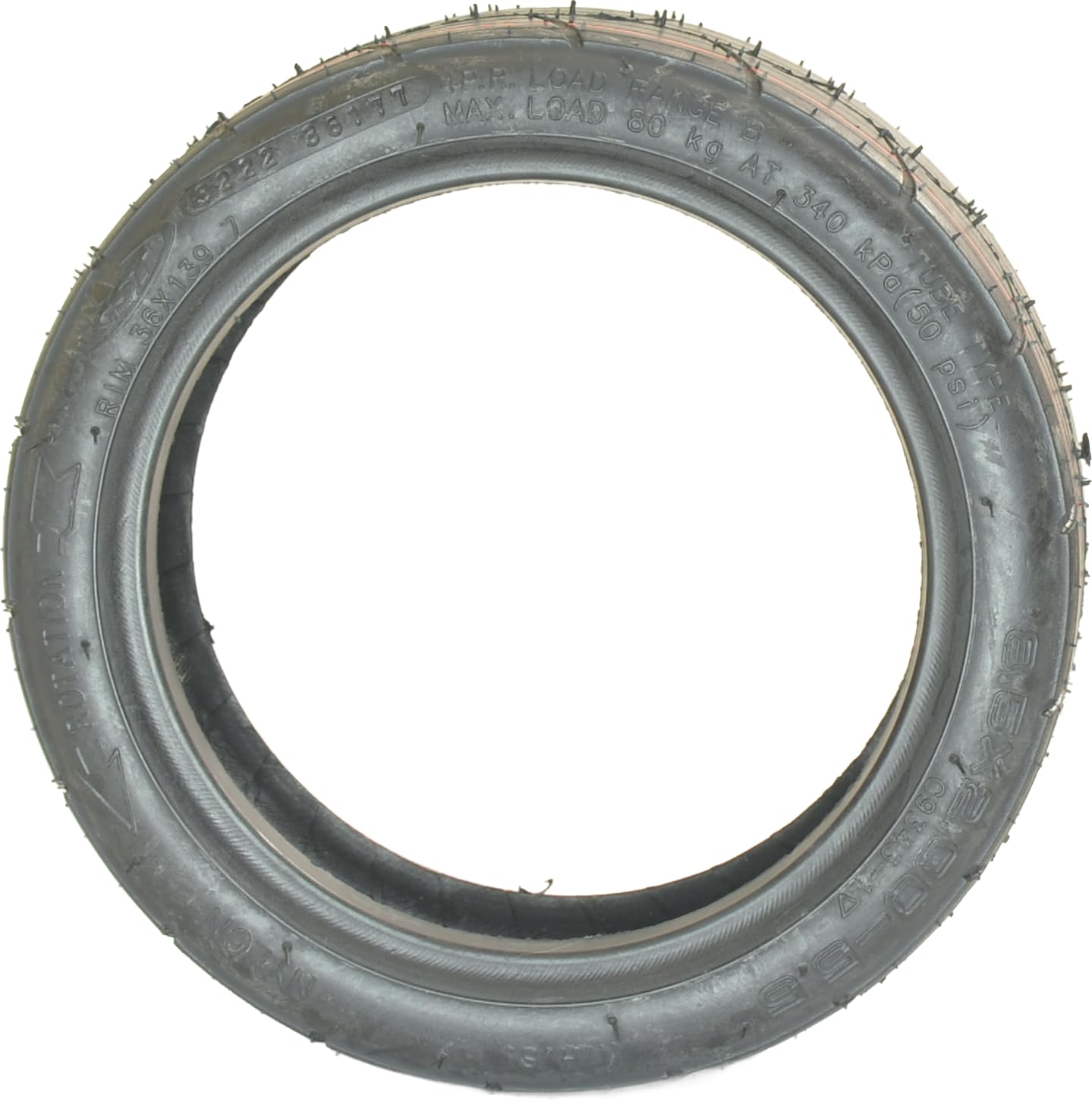 RiuScooter Neumático de Aire, 8,5x2,00-5,5 Pulgadas, Negro - Imagen 2