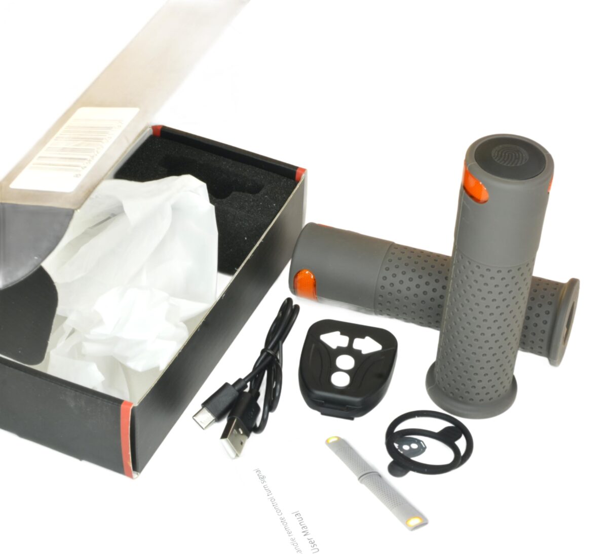 RiuScooter Intermitentes de Puño, Bicicleta, con Mando a Distancia, LED, Xiaomi M365, 1S, Pro, Essential - Imagen 3