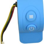 RiuScooter Acelerador de 5 Pines, 2 Botones, Azul, Cable Multicolor