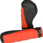 RiuScooter Puños de Goma 22mm, Rojo/Negro