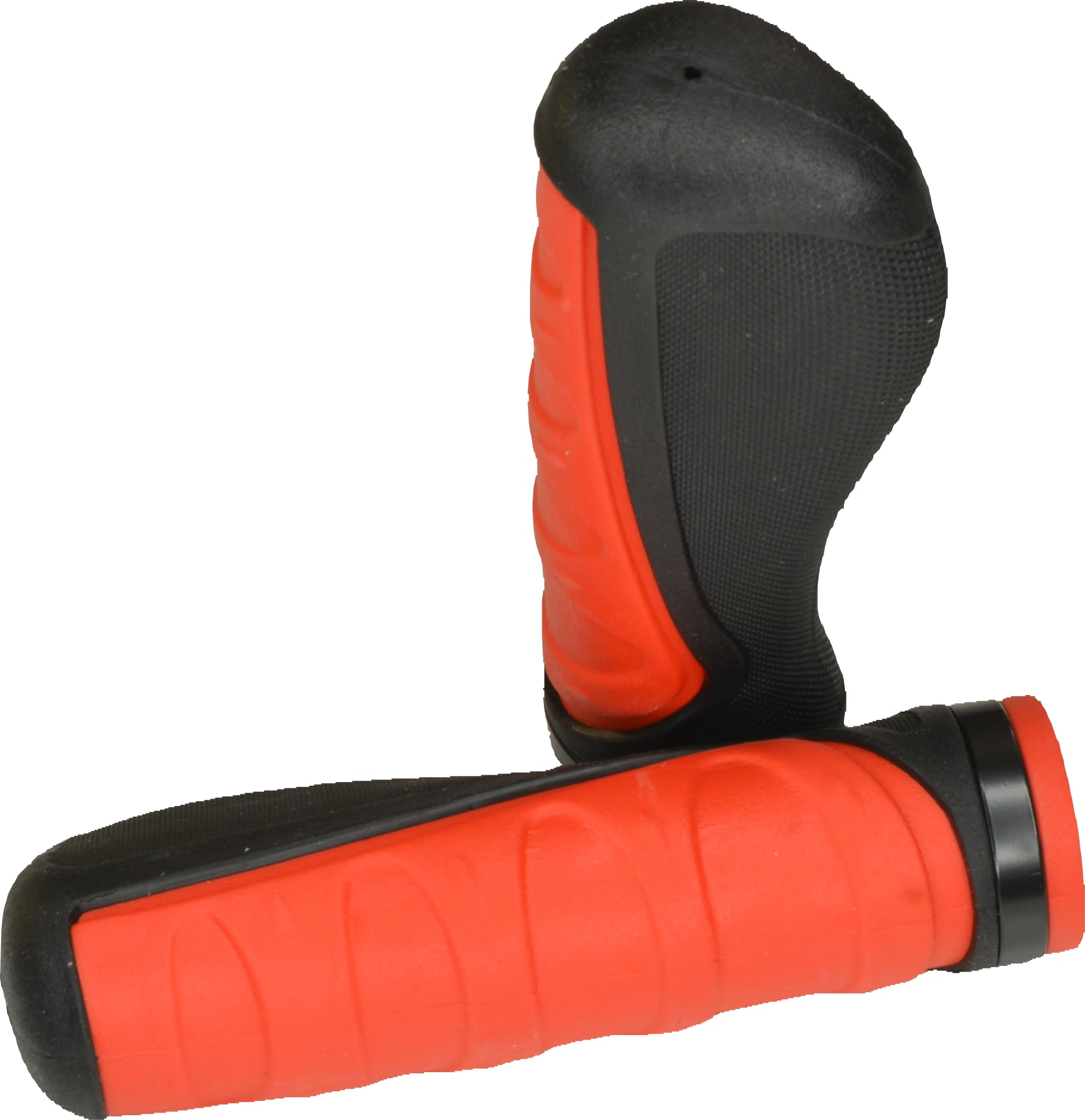 RiuScooter Puños de Goma 22mm, Rojo/Negro