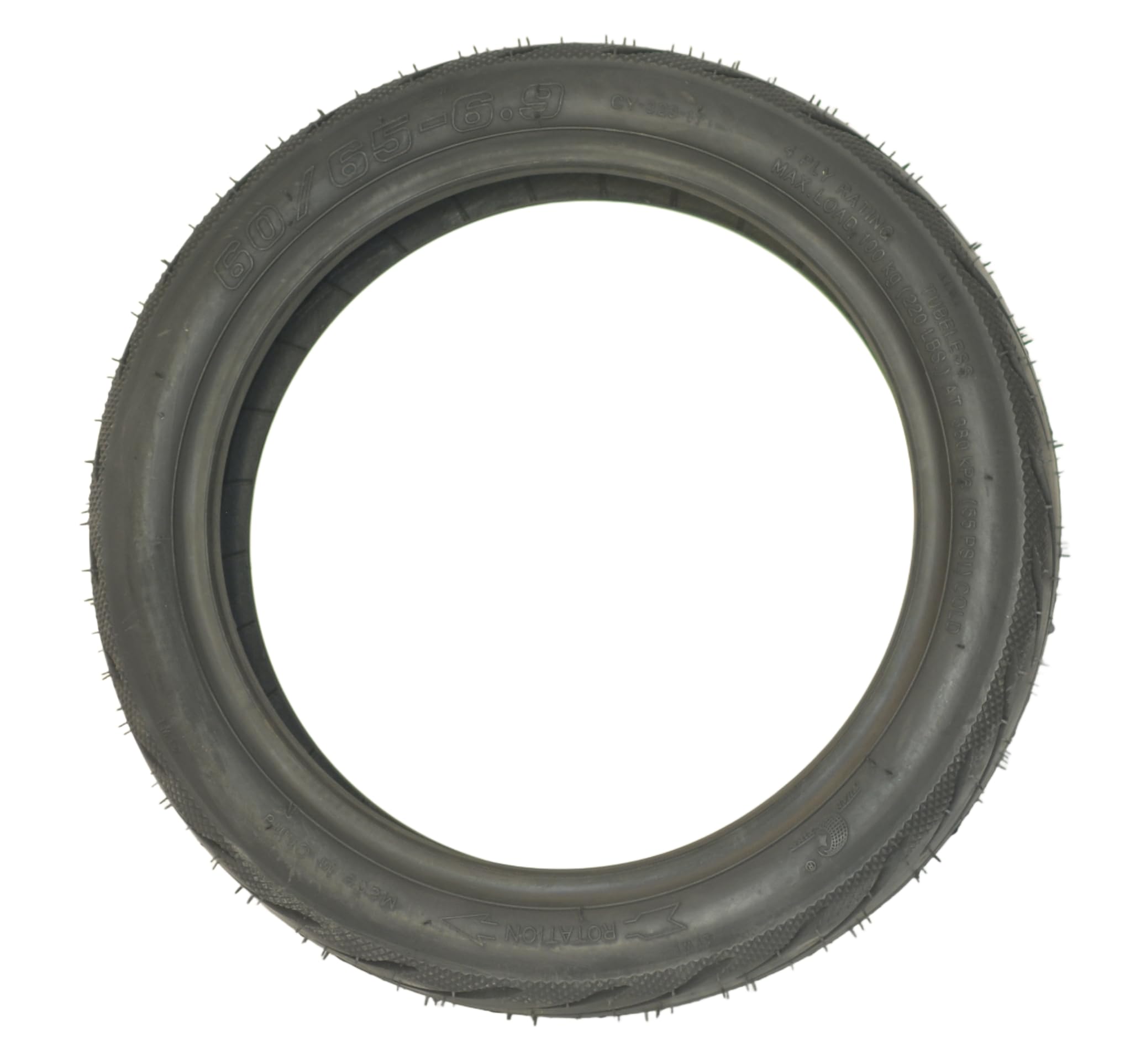 RiuScooter Neumático Tubeless, 60/65-6.9, Llantas de 6.9 Pulgadas - Imagen 2