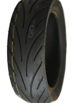 RiuScooter Neumático Ewheel, 9.5X2.50, Llanta de 6.5 Pulgadas, Negro con Líneas Amarillas