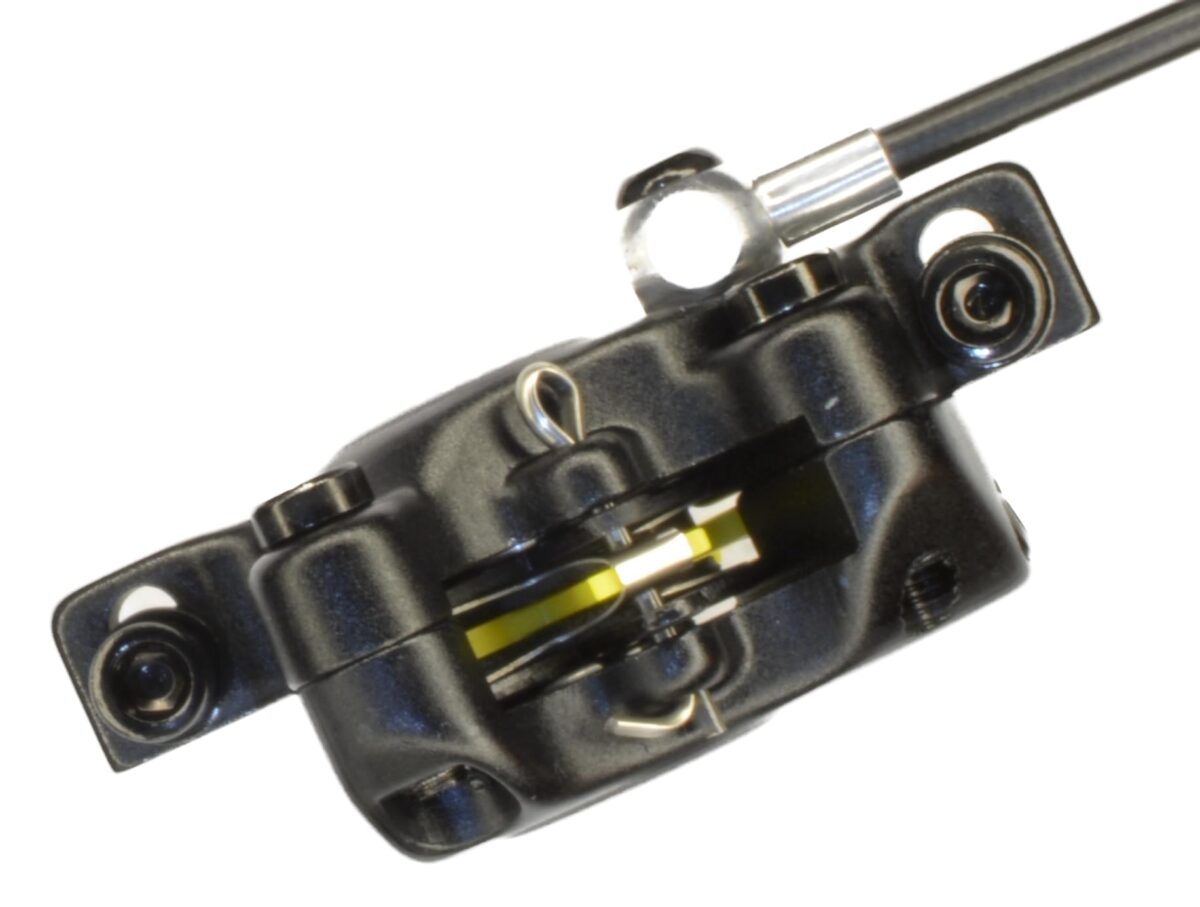RiuScooter Pinza de Freno Hidráulico Izquierda Delantera con Cable Corto Adaptador de Discos - Imagen 7