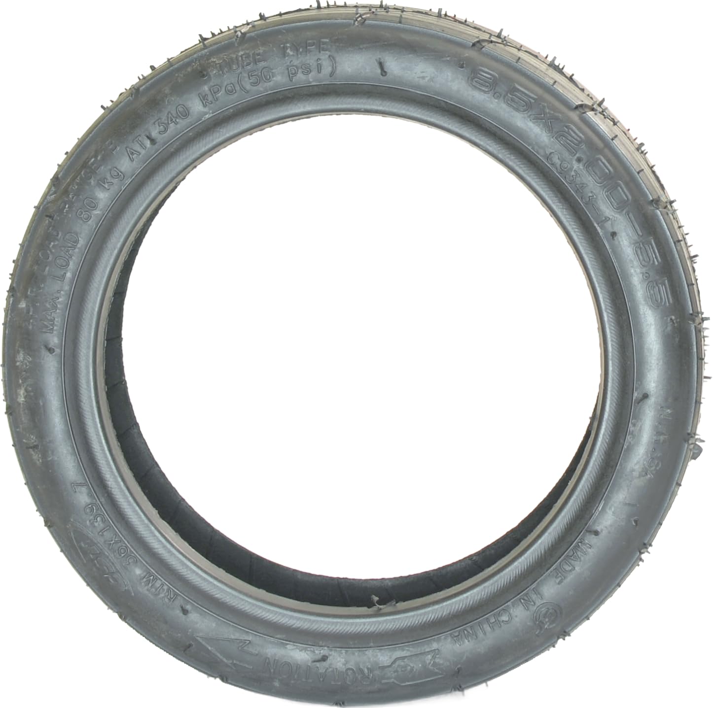 RiuScooter Neumático de Aire, 8,5x2,00-5,5 Pulgadas, Negro - Imagen 4