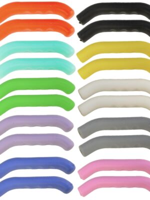 RiuScooter Protector de Maneta de Freno, Antideslizante, Pack de 20 Unidades, 10 Colores, Bicicletas