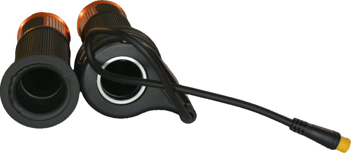 RiuScooter Acelerador Universal, 3 Pines, Negro Dorado, con Empuñadura de Giro - Imagen 3