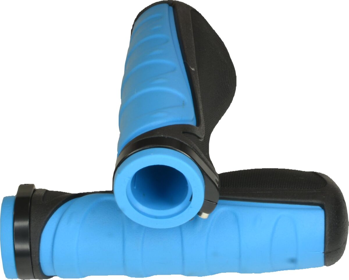 RiuScooter Puños de Goma, 22mm, Azul/Negro - Imagen 2