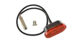 RiuScooter Luz Trasera LED para Xiaomi Essential Pro 2. Reflector Rojo con Cable de Conexión