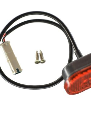 RiuScooter Luz Trasera LED para Xiaomi Essential Pro 2. Reflector Rojo con Cable de Conexión