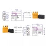 Conector MR30 Amass con protector - 5M/5F - Imagen 5