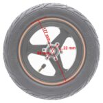 Llanta 6,5" bisel 47mm marrón Smartgyro Rockway Speedway patinete - Imagen 2