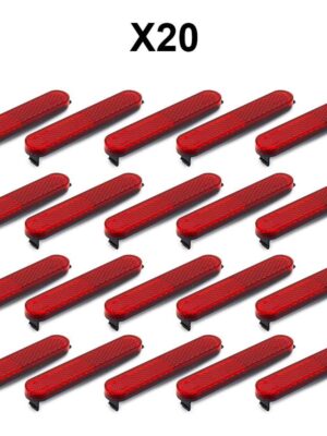 Reflector rojo catadióptrico Xiaomi - Pack 20