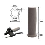 Puños silicona Ninebot F y D grises 2 uds patinete eléctrico - Imagen 2