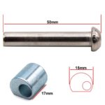 Pasador 8/M6x50mm para mástil Xiaomi primeras versiones 1S, Essential, Pro2 - Imagen 2