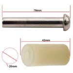 Pasador con barra PU20x42mm 8/M5x73mm para Kugoo S1 - Imagen 2