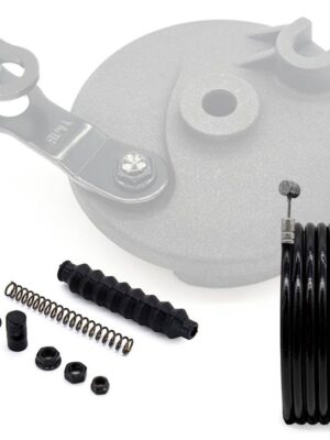 Camisa y cable de freno de tambor negro 1,16m