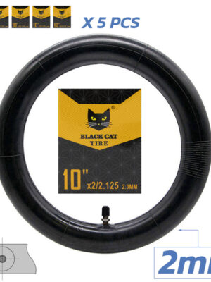 Cámara premium 2.0mm grosor 10x2/2,125 VR - 5uds [Black cat]