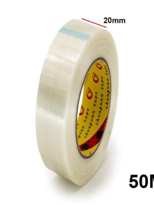 Cinta adhesiva fibra de vidrio 50M