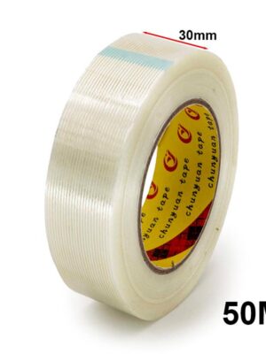 Cinta adhesiva fibra de vidrio 50M - 30mm