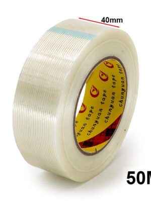 Cinta adhesiva fibra de vidrio 50M - 40mm