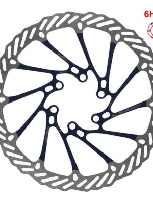 Disco de freno G3 160mm 6H azul