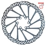 Disco de freno G3 180mm 6H plata