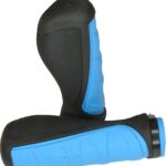 RiuScooter Puños de Goma, 22mm, Azul/Negro