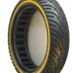 RiuScooter Rueda Maciza, 8.5 x 2 Pulgadas, Negro con Línea Amarilla, M365 1s Pro Essential Bngo