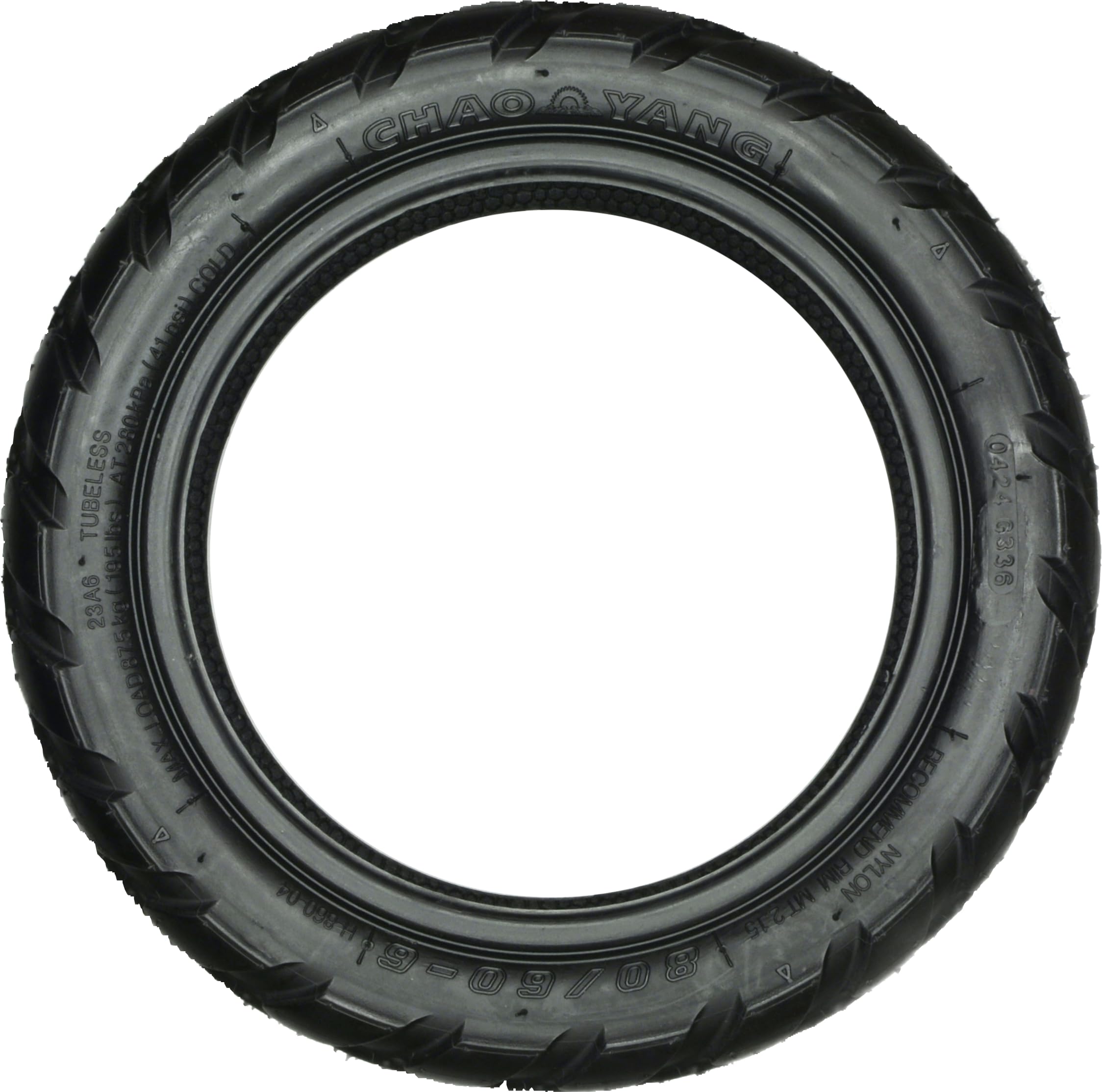 RiuScooter Neumático de Aire, 80/60-6, Llanta de 6 Pulgadas - Imagen 4