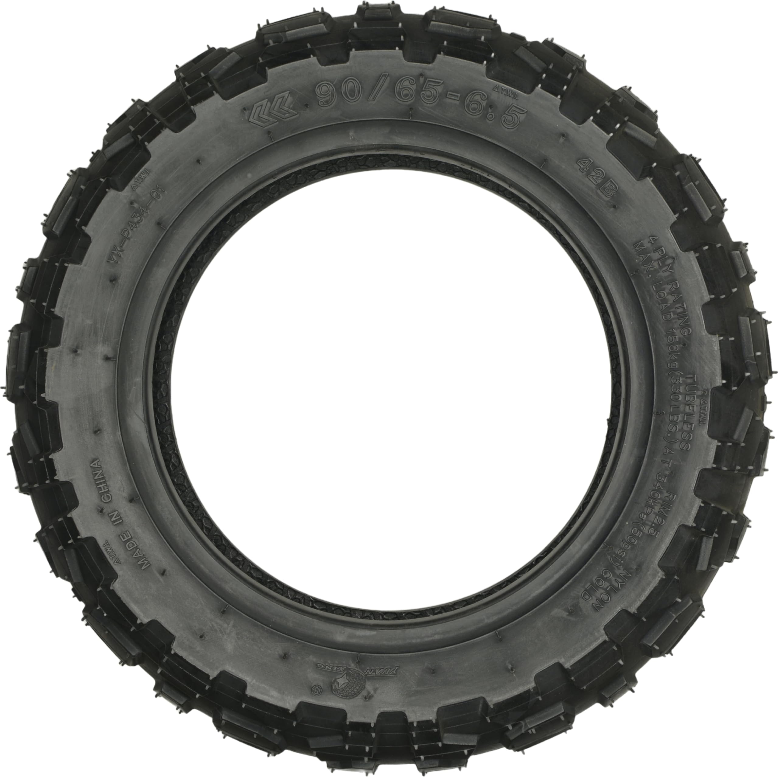 RiuScooter Neumático, 90/65-6.5 Pulgadas, Llanta de 6.5 Pulgadas, - Imagen 3