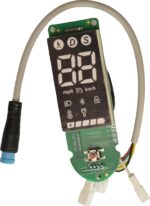 RiuScooter Pantalla LCD Digital con Bluetooth Mi4 Pro, Indicador de Velocidad en km/h, Panel de Control con Iconos