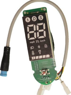 RiuScooter Pantalla LCD Digital con Bluetooth Mi4 Pro, Indicador de Velocidad en km/h, Panel de Control con Iconos