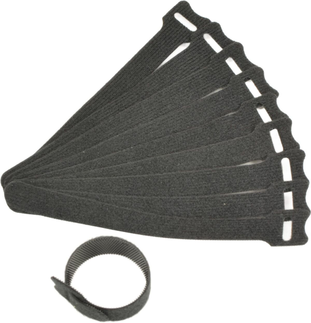 RiuScooter Pack x10 Cintas Reutilizables Para Organizar Cables de   10x110mm Negros - Imagen 3