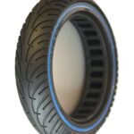 RiuScooter Rueda Maciza, 8.5x2 Pulgadas, Xiaomi M365 1S Essential Pro, con Línea Azul