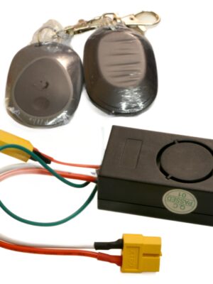 RiuScooter Alarma Antirrobo con Mando a Distancia, Conector XT60, 36-55V, 5A