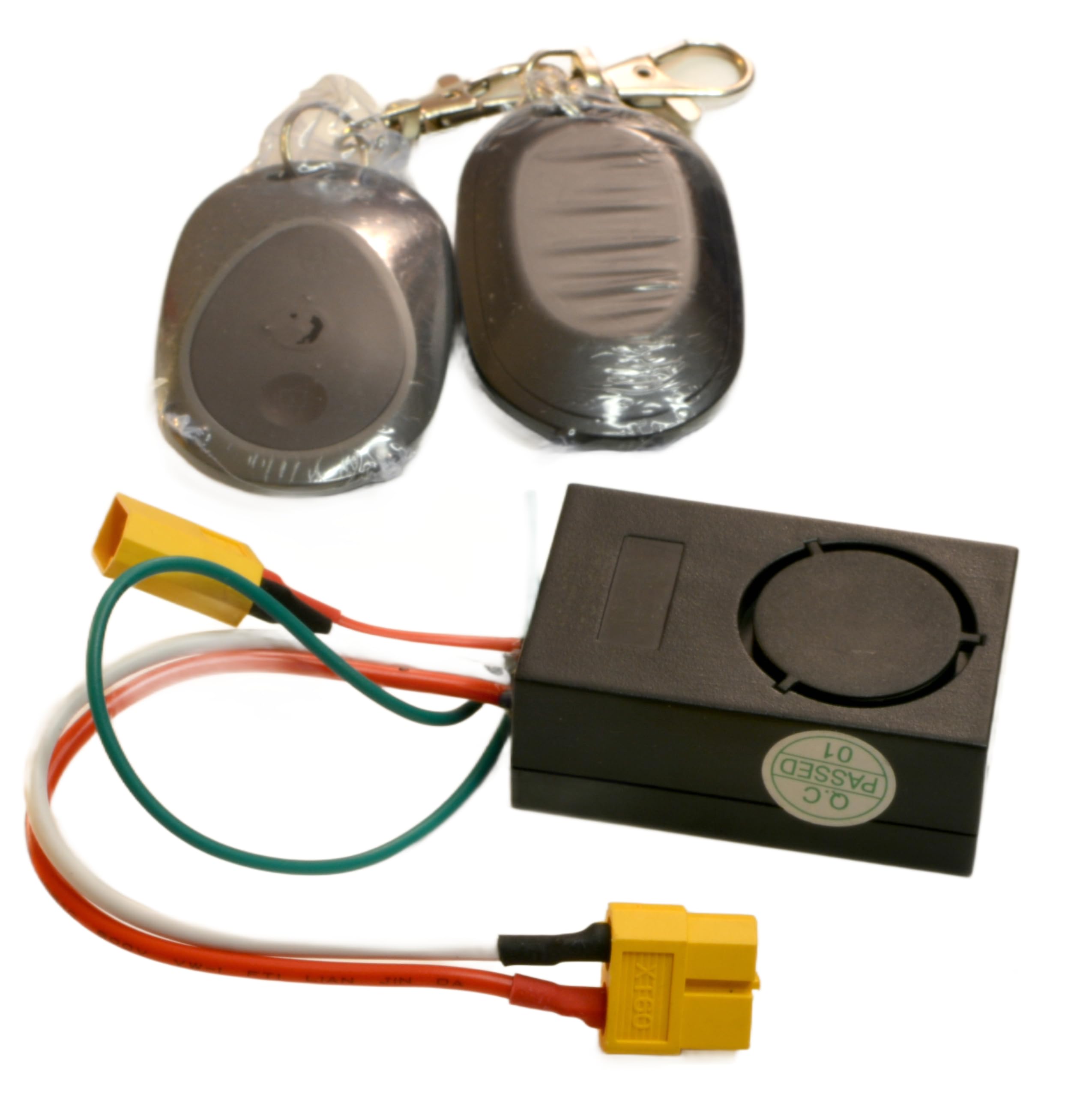 RiuScooter Alarma Antirrobo con Mando a Distancia, Conector XT60, 36-55V, 5A