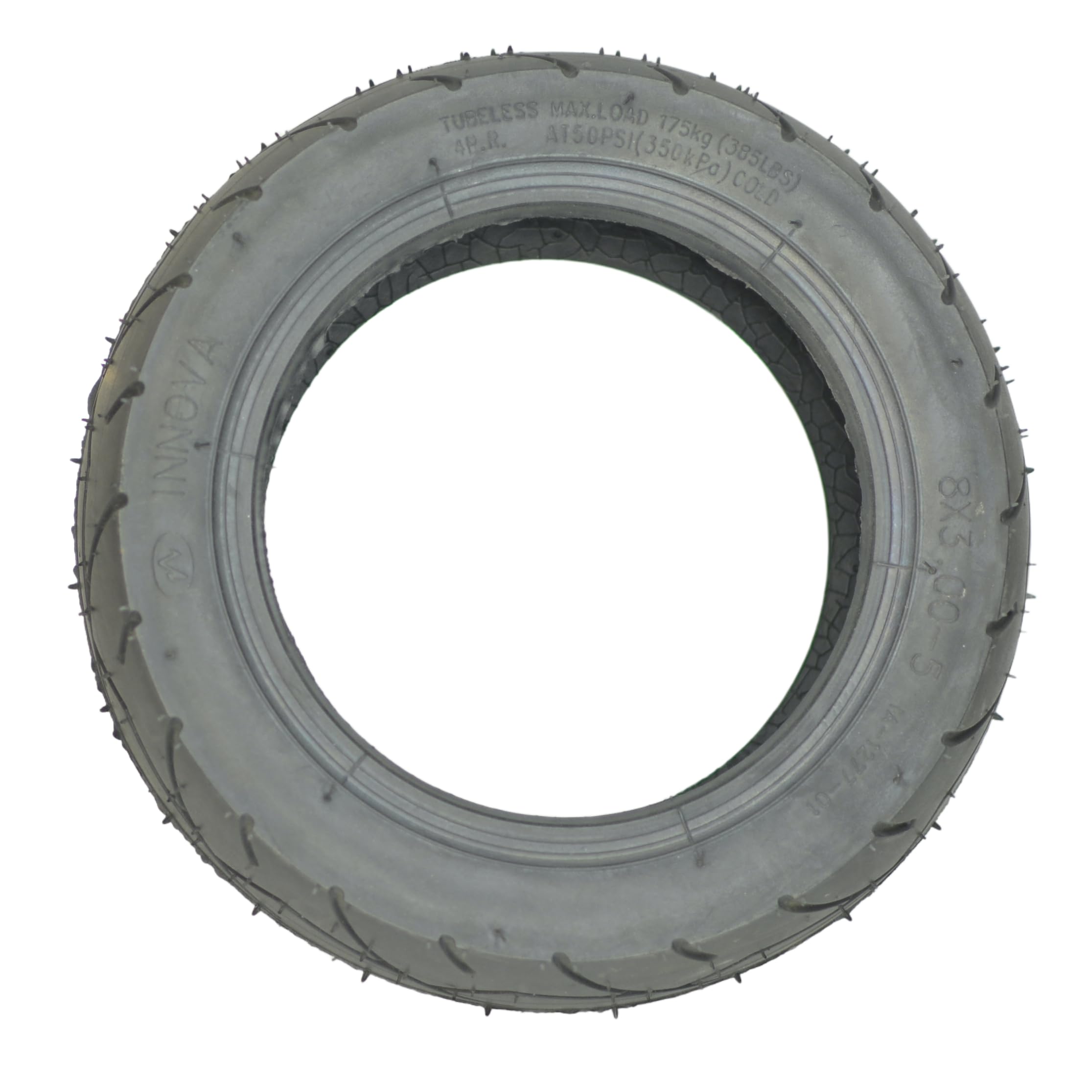 RiuScooter Neumático de Patinete Eléctrico, 8x3.00-5 Pulgadas, Tubeless, Carga Máxima 175kg - Imagen 3