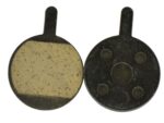 RiuScooter Pastillas de Freno, 23mm, Kit de Repuesto, Color Negro